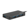 HUB NATEC SILKWORM USB C 4 PUERTOS USB 30 NEGRO