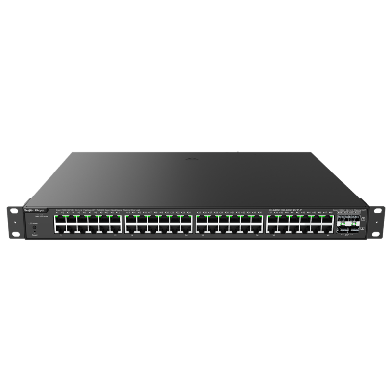 SWITCH RUIJIE REYEE RG NBS3100 48GT4SFP P GIGALAN 48p SFP 4p L2 GESTIONABLE