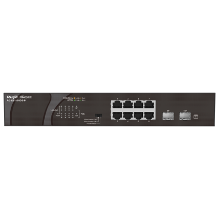 SWITCH RUIJIE REYEE RG ES110GDS P GIGALAN 8p SFP 2p POE