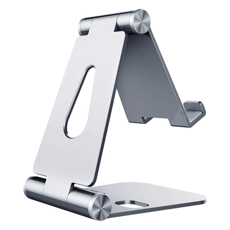 SOPORTE AISENS SOBREMESA M AJUSTABLE 2 PIVOTES MOVIL TABLET