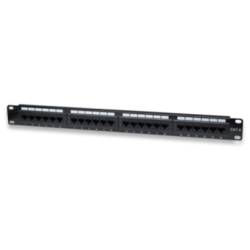 PANEL DE CONEXIONES WP CAT 6 UTP 24 PUERTOS RJ45 1U