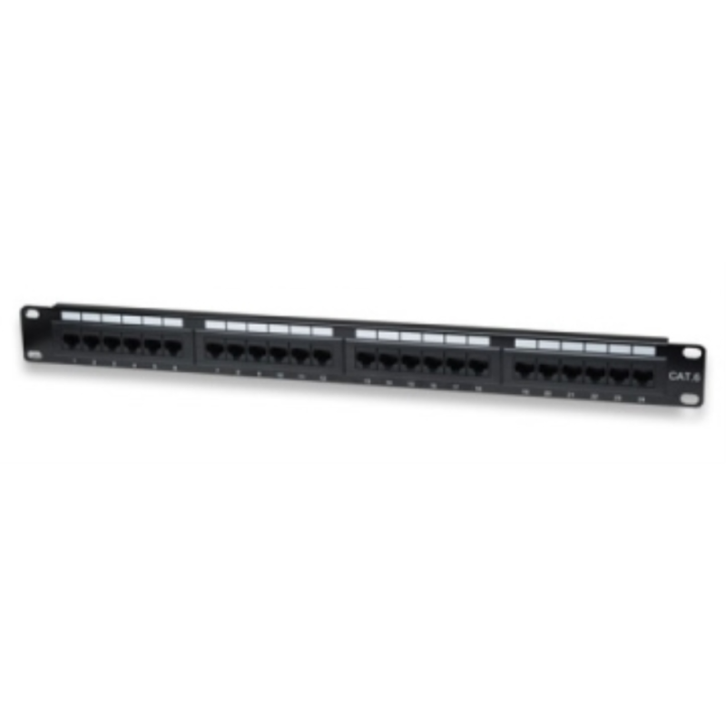 PANEL DE CONEXIONES WP CAT 6 UTP 24 PUERTOS RJ45 1U