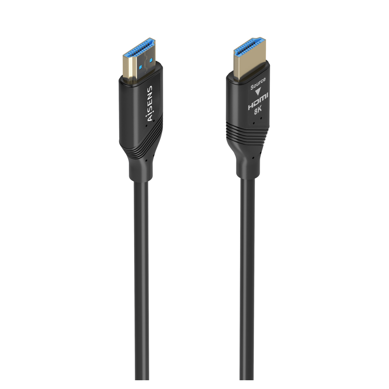 CABLE HDMI AISENS V21 OPTICO ACTIVO AOC 8K60HZ 48GBPS A M A M 20M NEGRO