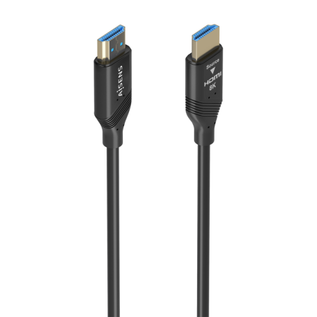 CABLE HDMI AISENS V21 OPTICO ACTIVO AOC 8K60HZ 48GBPS A M A M 20M NEGRO