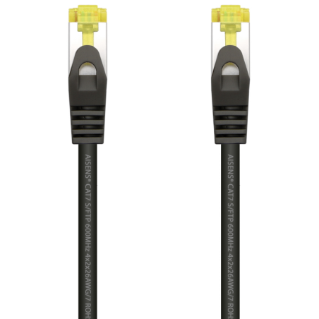 CABLE RED AISENS LATIGUILLO RJ45 LSZH CAT7 SFTP PIMF 10M NEGRO