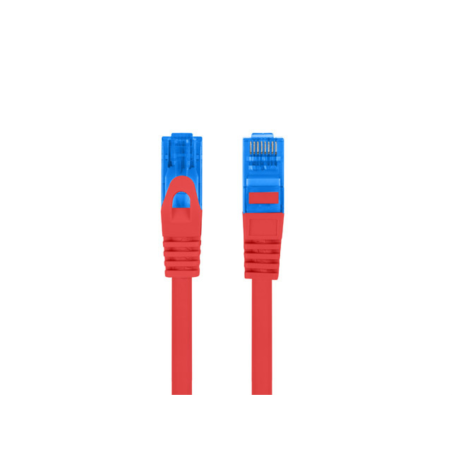 CABLE RED LANBERG LATIGUILLO CAT6A S FTP LSZH CCA 1M ROJO FLUKE PASSED