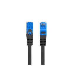 CABLE RED LANBERG LATIGUILLO CAT6A S FTP LSZH CCA 20M NEGRO FLUKE PASSED