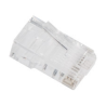 CONECTOR LANBERG CAT6 UTP 8P8C PASS THROUGH TYPE 100PCS