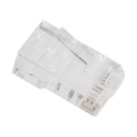 CONECTOR LANBERG CAT6 UTP 8P8C PASS THROUGH TYPE 20PCS