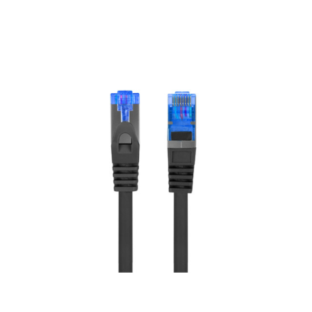CABLE RED LANBERG LATIGUILLO CAT6A S FTP LSZH CCA 5M NEGRO FLUKE PASSED