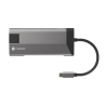 ADAPTADOR NATEC FOWLER PLUS USB C 3XUSB 30HDMI 4KUSB C PDRJ45SDMSD