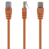 Cable CAT5E UTP moldeado 1m Naranja