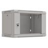 ARMARIO LANBERG MURAL RACK 19 6U 540X350 FLAT PACK GRIS PUERTA CRISTAL
