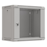 ARMARIO LANBERG MURAL RACK 19 9U 540X350 FLAT PACK GRIS PUERTA CRISTAL