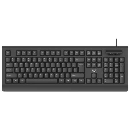 TECLADO EWENT CON LECTOR DNI QWERTY ES