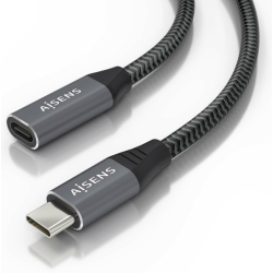 CABLE AISENS USB 32 GEN2X2 ALU 20GBPS 8K30 5A 100W USB C M H 20M