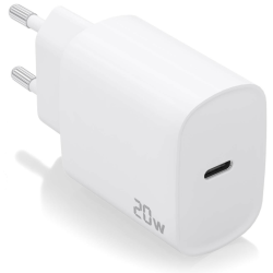 CARGADOR AISENS USB C PD30 1 PUERTO 1XUSB C 20W BLANCO