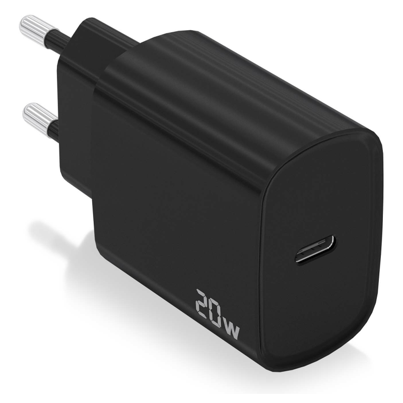 CARGADOR AISENS USB C PD30 1 PUERTO 1XUSB C 20W NEGRO