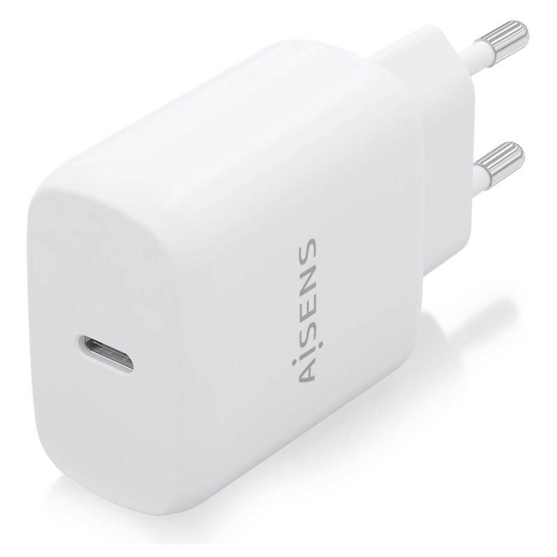 CARGADOR AISENS USB C PD30 1 PUERTO 1XUSB C 25W BLANCO
