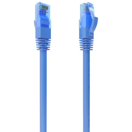 CABLE RED AISENS LATIGUILLO RJ45 CAT6 UTP AWG26 CCA AZUL 30CM