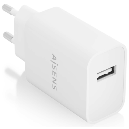 CARGADOR AISENS USB 10W ALTA EFICIENCIA 5V 2A BLANCO
