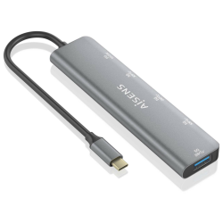 HUB AISENS USB 32 GEN1 USB C M USB C PD100W H USB C H 3XUSB A H