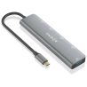 HUB AISENS USB 32 GEN1 USB C M USB C PD100W H USB C H 3XUSB A H