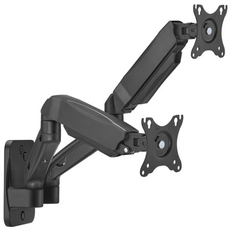 SOPORTE PARED AISENS CONTRAPESO TV 9KG 3 PIVOTES 2 BRAZOS 17 32 NEGRO