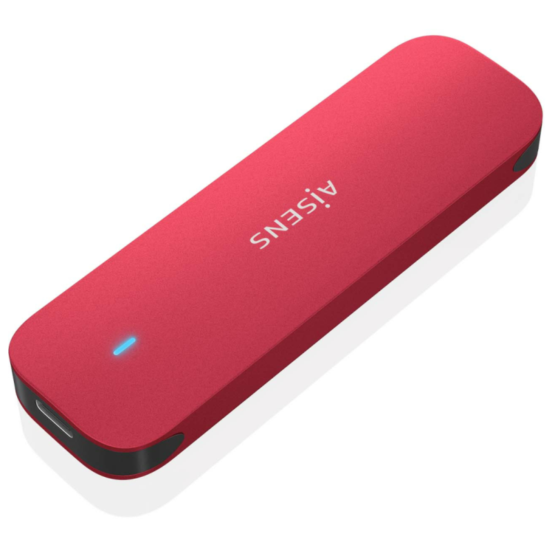 CAJA EXTERNA AISENS M2 NGFF ASM2 027RED NVME A USB32 GEN2 ROJO