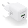 CARGADOR AISENS GAN 20W 1XUSB C PD30 QC40 1XUSB A QC30 BLANCO