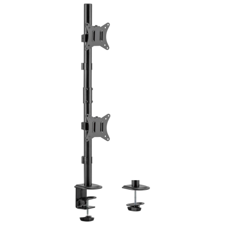 SOPORTE MESA AISENS GIRATORIO E INCLINABLE 2 MONITOR TV 9KG 17 32