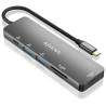USB C DOCK AISENS 6 EN 1 USB C A 1XHDMI 2XUSB A 1XUSB C PD 100W 15CM
