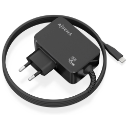 CARGADOR AISENS GAN 45W PD30 1XUSB C 18M NEGRO